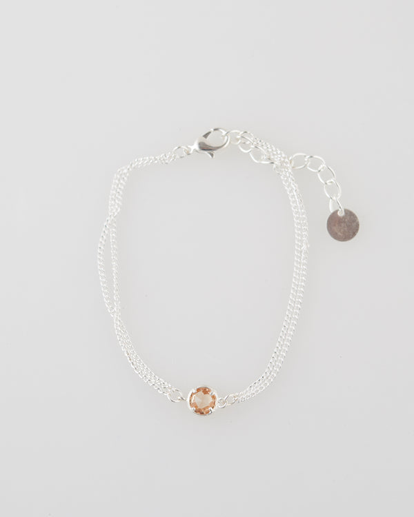 Champagne Bezel Bracelet for Women - Jewelry - WAR Chest Boutique