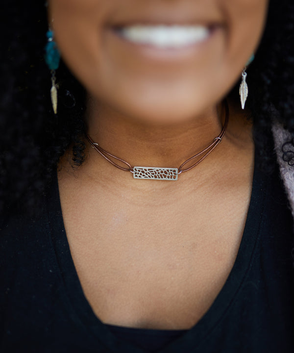 Filigree Bar Choker Necklace for Women - Jewelry - WAR Chest Boutique