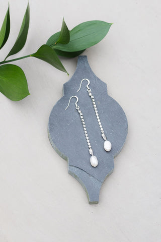 Sparkle Line Drop Earrings