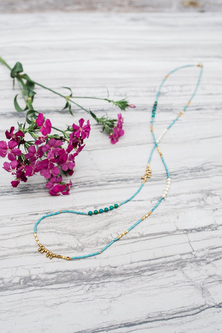Turquoise Stacking Necklace