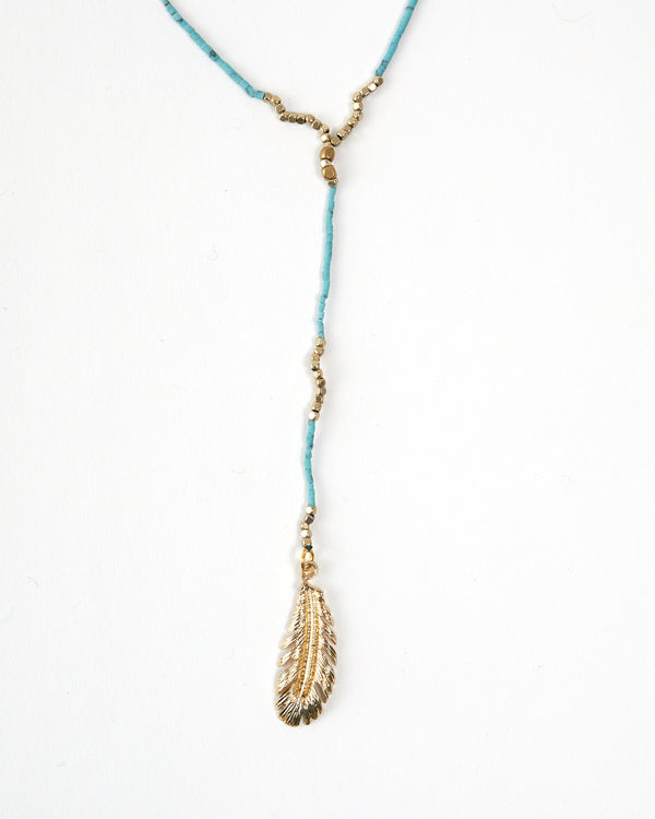 Turquoise Rondelle Necklace