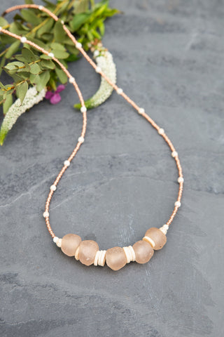 Jasmine Blush Necklace for Women - Jewelry - WAR Chest Boutique