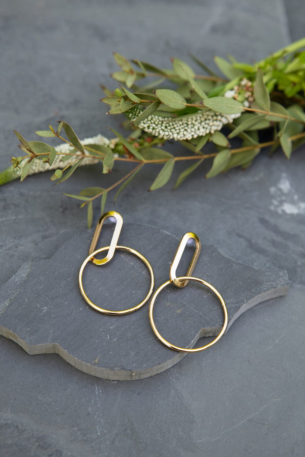 Gold Alta Earrings for Women - Jewelry - WAR Chest Boutique
