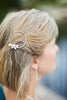 Silver Circle Hair Clip for Women - Jewelry - WAR Chest Boutique