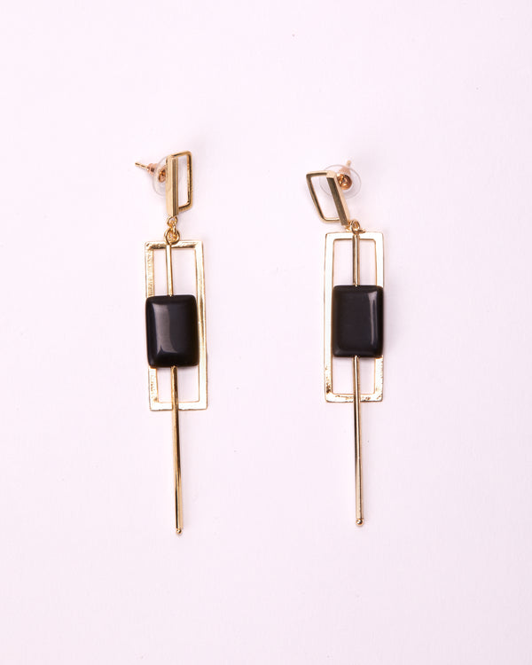 Geometric Square Earrings