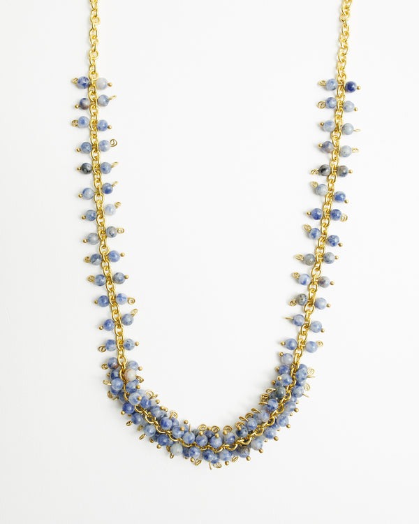 Cascading Cloud Necklace