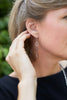 Silver Triple Ring Earrings for Women - Jewelry - WAR Chest Boutique