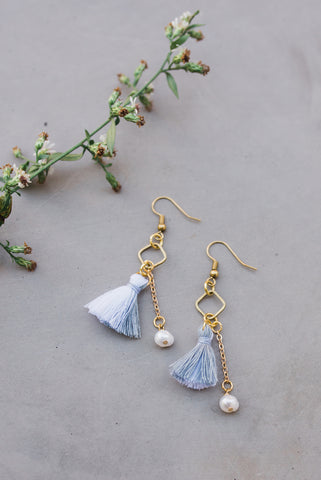 Split the Difference Tassel Earring for Women - Jewelry - WAR Chest Boutique