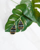Black Beaded Teardrop Earrings for Women - Jewelry - WAR Chest Boutique