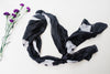 Black & White Artistry Silk Scarf for Women - Accessories - WAR Chest Boutique