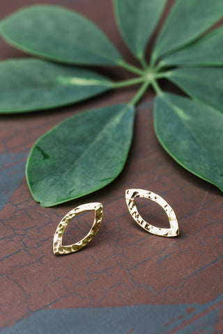 Brass Addison Studs for Women - Jewelry - WAR Chest Boutique