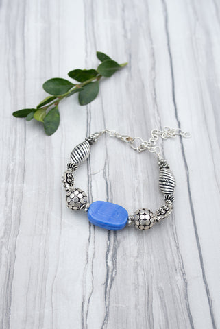 Blue Jayanthi Bracelet for Women - Jewelry - WAR Chest Boutique