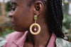 Mixed Textile Hoop Earrings for Women - Jewelry - WAR Chest Boutique