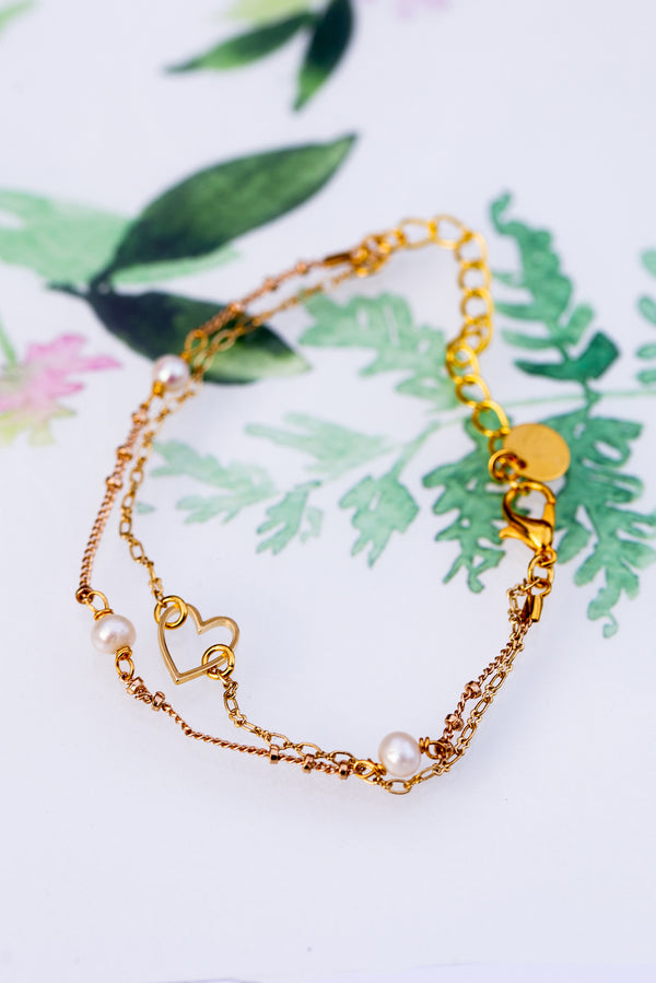 Gold Vintage Amore Bracelet for Women - Jewelry - WAR Chest Boutique