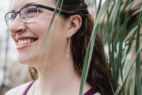 Duo Drop Earrings for Women - Jewelry - WAR Chest Boutique