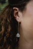 Faceted White Opal Earring for Women - Jewelry - WAR Chest Boutique