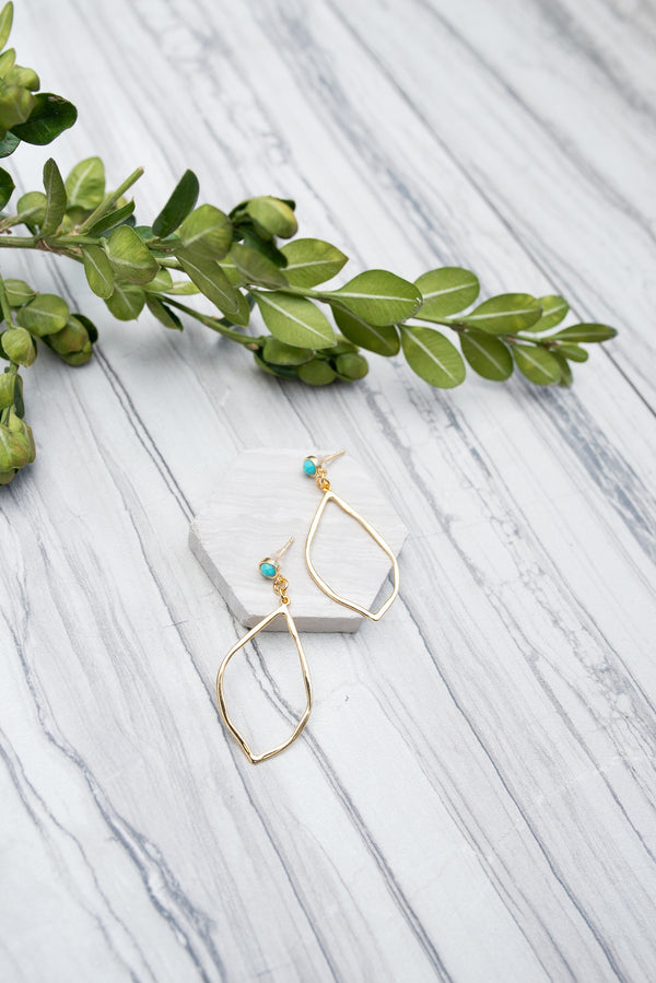 River Way Turquoise Earring for Women - Jewelry - WAR Chest Boutique