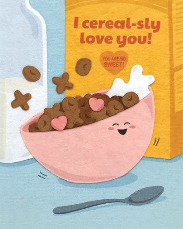 Cereal-sly Love Card - Office & Stationary - WAR Chest Boutique