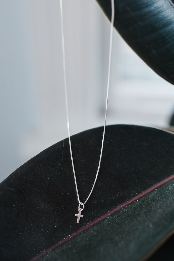 Sterling Silver Cross Necklace for Women - Jewelry - WAR Chest Boutique