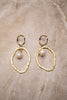 Pearl Gold Round Earring