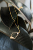 Rhombus Brass Necklace for Women - Jewelry - WAR Chest Boutique