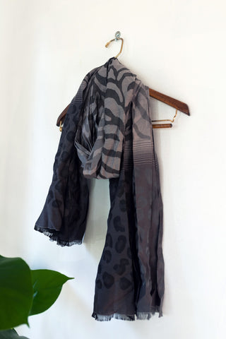 Silk Style Leopard Scarf