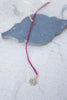 Fuchsia Geo Flower Necklace