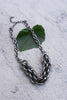 Dark Steel Grey Chain Necklace
