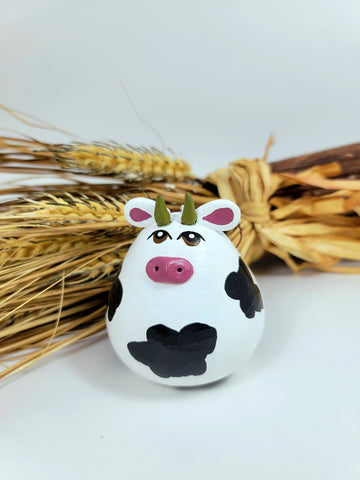 Betsy Cow Gourd Ornament