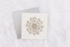 Silver Lace Snowflake Card