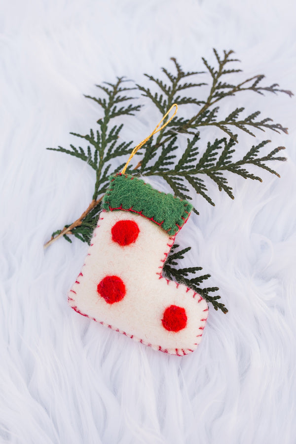 Felt Stocking Ornament
