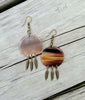 Sunset Feather Earrings