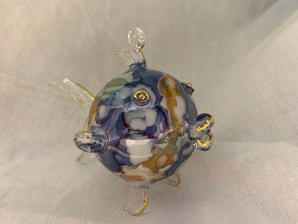 Ceramic Pufferfish Ornament