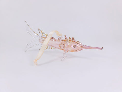 Pink Swordfish Ornament
