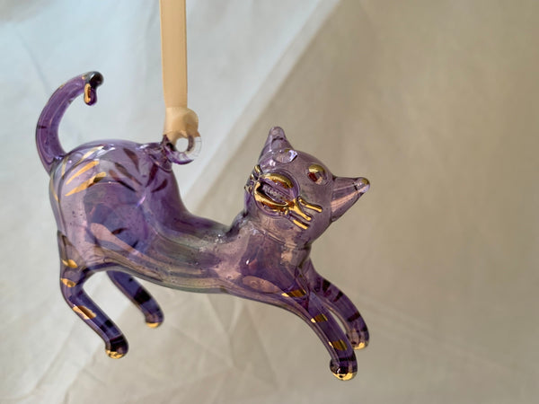 Standing Cat Blue