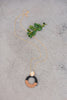 Malibu Wood and Gold Plated Necklace