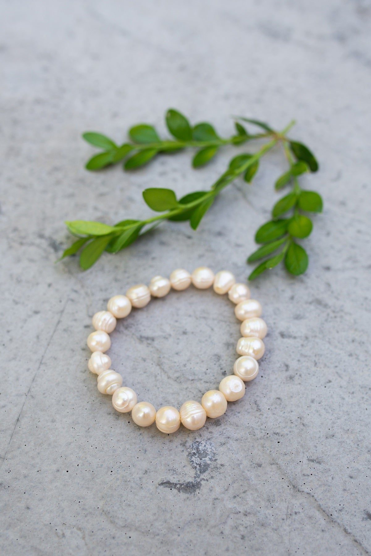 100 Natural Pearl Bracelet Charms Elastic Rope Real Pearl Bracelets for  Girl Friend Pearl Size 67 mm