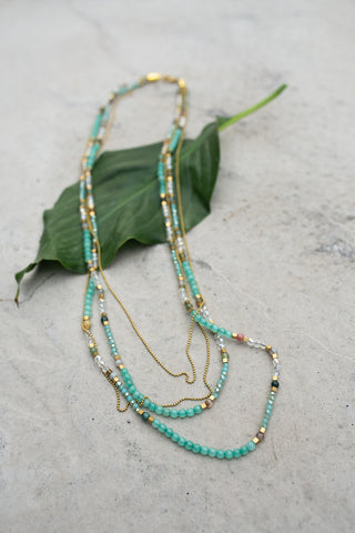 Charming Jewell Green Necklace