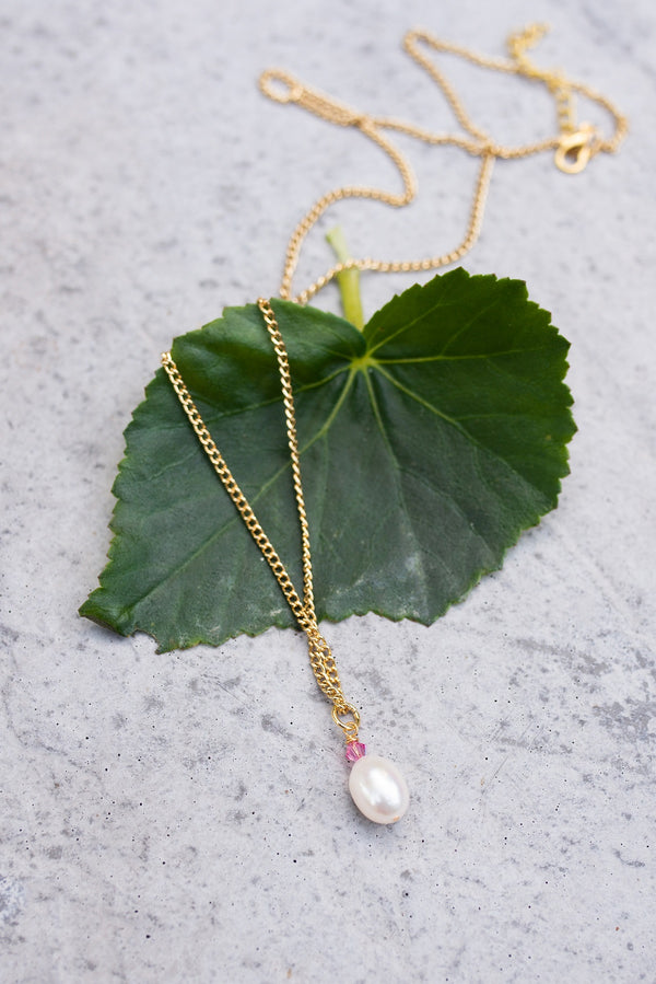 October Birthstone Necklace