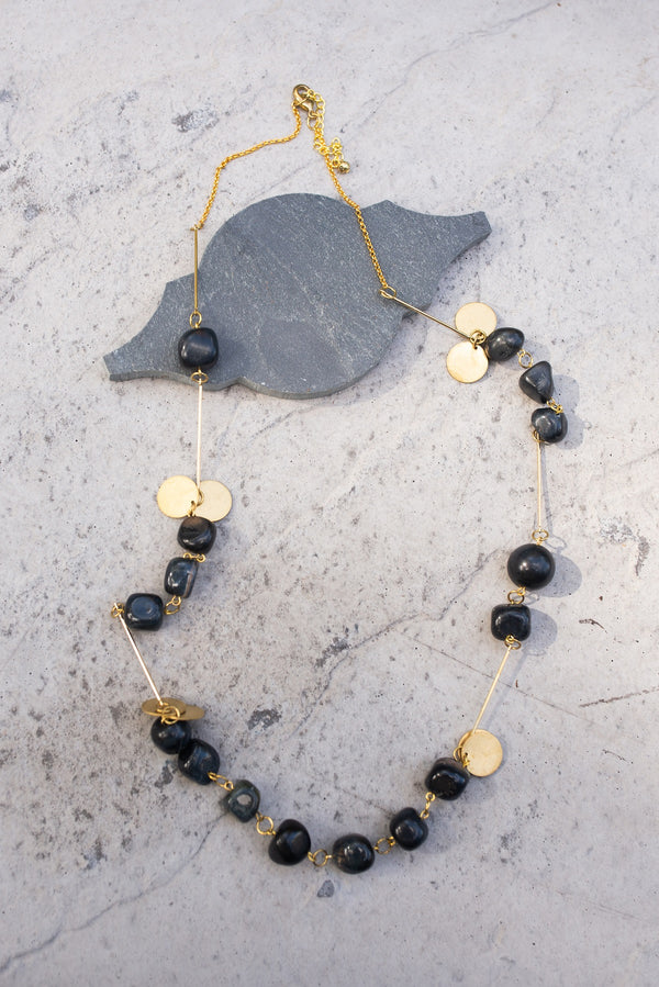 Black Hawkeye Earrings