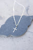 Darling Sterling Cross Necklace