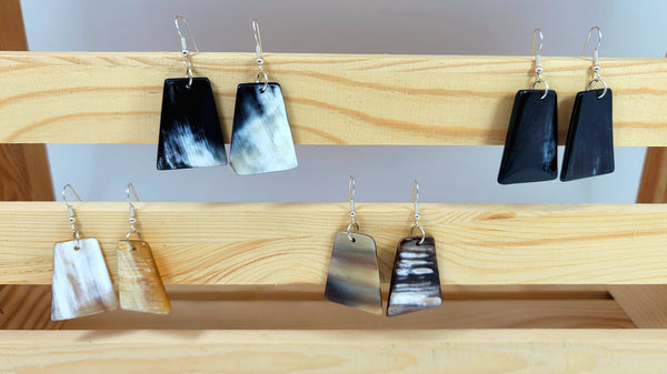 Trapezoid Horn Earrings