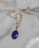 Lapis Pendant (108450) paired with Cream of the Crop Necklace (108438 - sold separately)