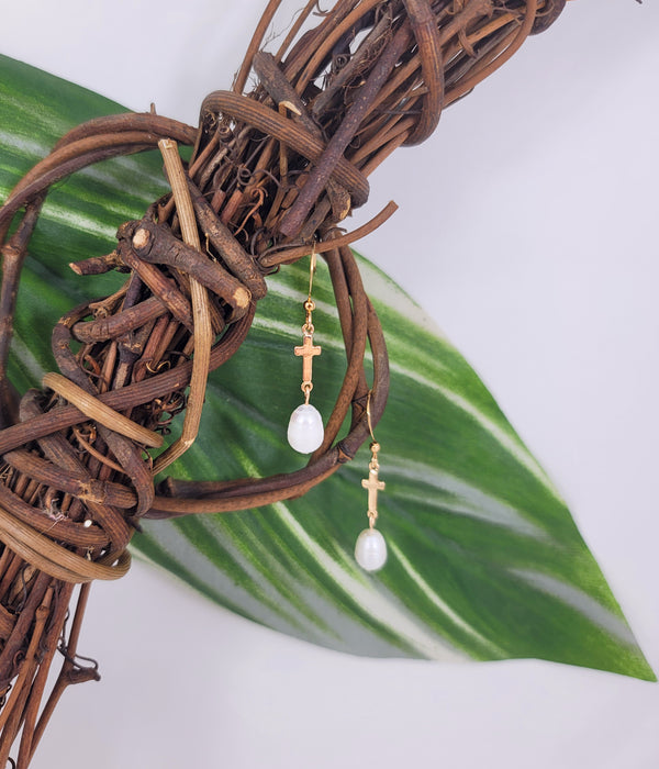 Rose Gold Resurrection Earrings
