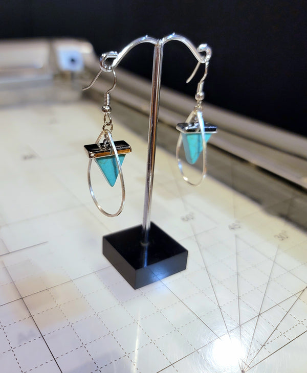 Downward Angle Earrings