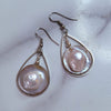 Nestled Pearl Earrings