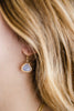 Bezel Drop Earrings for Women - Jewelry - WAR Chest Boutique