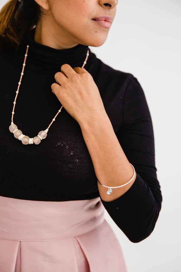 Jasmine Blush Necklace for Women - Jewelry - WAR Chest Boutique